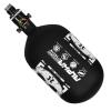 HK Army HPA Paintball Tank - Lightweight Alpha Air Carbon Fiber Compressed Air Tank - 68ci/4500 psi Ghost view 2