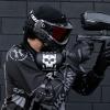 HK Army HPA Paintball Tank - Lightweight Alpha Air Carbon Fiber Compressed Air Tank - 68ci/4500 psi Ghost view 3