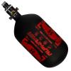 HK Army HPA Paintball Tank - Lightweight Alpha Air Carbon Fiber Compressed Air Tank - 77ci/4500 psi Scorch view 2