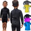 Selective HA Baby, Infant, Toddler, Kids Ultrasoft 1.5mm and 2.5mm Genuine Yamamoto Neoprene Longsleeve Shorty Wetsuit Springsuit (Black Onyx 2.5mm Yamamoto, 4T (L)) view 1