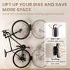 Pure Urban Swivel Bike Wall Mount - Garage Wall Bike Rack, Bicycle Hook Hanger - Space Saving Storage Bike Wall Holder for Home & Garage view 2
