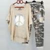 SMIDOW Womens Plus Size 2 Piece Travel Outfits 2024 Loose Cotton Linen Lounge Sets Summer Casual Jogger Sets Pants Suit view 2
