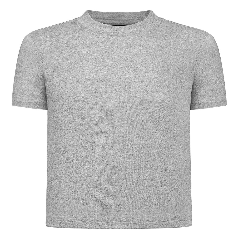 QBK 2T to Youth Neon Shirt Kids UPF 50+ Dry Fit Athletic Short Sleeve Rash Guard T Shirts for Boys Girls Sports Undershirt (Light Heather Grey L)