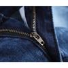 SWJGLITTR Men's Casual Distressed Jeans Ripped Straight Casual Denim Pants Destroyed Washed Loose Men Jean (Blue,31) view 2