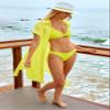 BECCA Women's Standard Prima Hipster Bikini Bottom, Cheeky Coverage, Swimwear Separates, Zesty view 4
