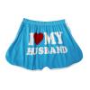 I Love My Husband Booty Shorts, Womens Sexy Naughty Yoga Sport Workout Hot Pants, Elastic Waist Athletic Lounge Briefs view 3