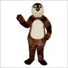 Fat Brown Beaver Mascot Costume Adult Size for Men & Women with Built-in Fan Inside the Head view 1
