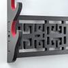 Eforlife 4 Tier Sword Holder Wall Mount Samurai Sword Rack Display Stand Katana Wakizashi Tanto Wall Hanger Sword Rack Four Layer (4-Tier with Felt) view 3