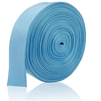 ZHFMILY Lake Blue 1 1/2 inch(38mm) Polyprorylene Webbing Straps 12 Yards Flat Wide Belting Webbing Handle Canvas Straps for Bags-Lawn Chair-Pet Collars-DIY Crafts #281