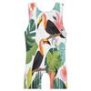 JMAVZWS Tropical Birds Leaves Gymnastics Leotards for Girls Toddler Unitard Biketard Clothes Athletic Dance Wear Biketard Toddlers Kids Children 110cm view 1