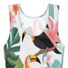 JMAVZWS Tropical Birds Leaves Gymnastics Leotards for Girls Toddler Unitard Biketard Clothes Athletic Dance Wear Biketard Toddlers Kids Children 110cm view 3