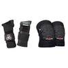 Triple Eight Saver Series Wristsavers (Black, Medium) and Covert Knee Pads (Medium, Black) Skateboarding Protection Gear Bundle view 1