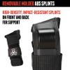 Triple Eight Saver Series Wristsavers (Black, Medium) and Covert Knee Pads (Medium, Black) Skateboarding Protection Gear Bundle view 3