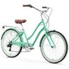 sixthreezero EVRYjourney Women's Beach Cruiser Bike and Firmstrong Classic Bicycle Bell Bundle view 2