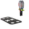QIXIN Tennis racket stand,Tennis racket wall rack, Acrylic Wall Mount Racket stand, Badminton Racket Stand,Suitable for Badminton Rackets, Tennis Rackets view 1