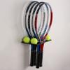 QIXIN Tennis racket stand,Tennis racket wall rack, Acrylic Wall Mount Racket stand, Badminton Racket Stand,Suitable for Badminton Rackets, Tennis Rackets view 4