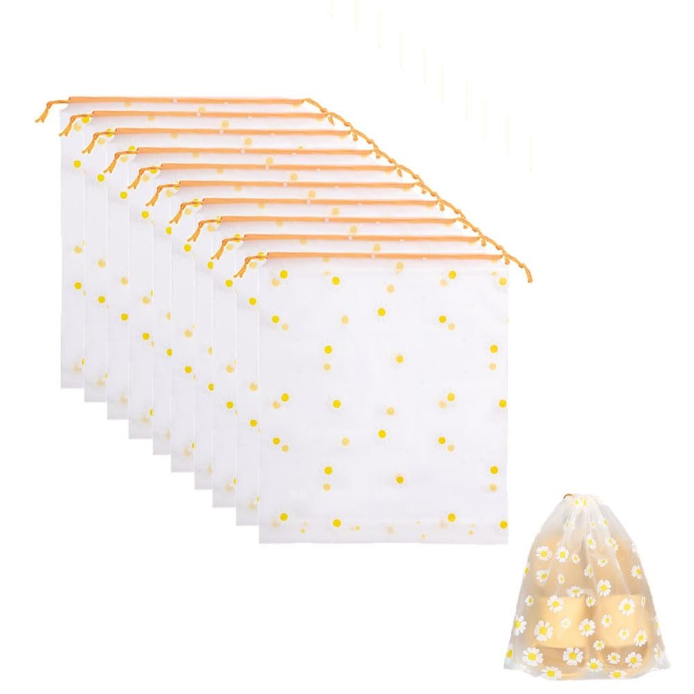 10PCS Frosted Drawstring Bags Travel Shoe Bags Dust Bags for Shoes Drawstring Packing Bags Shoe Pouch Organizer Bags Dustproof Storage Bag