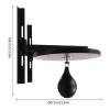 Emmliy Speed Bag Platform Kit, Heavy Duty Hanging Swivel Workout Speedball Kicking with Adjustable Height, for Home Fitness, Suitable for Boxing and Fitness Enthusiasts view 2