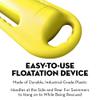 Mergency Lifeguard Float | Professional Rescue Can | Open Water Swim Buoy | Lifeguard Rescue Can (Yellow Lemon Splash) view 3