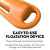Mergency Lifeguard Float | Professional Rescue Can | Open Water Swim Buoy | Lifeguard Rescue Can (Orange Beacon) view 3