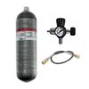 TUXING 4500psi Air Compressed System,4.7L Carbon Fiber Tank,HPA Pcp Airgun Charging Tank Airforce Condor Gauge Regulator Valve Filling Station for PCP Paintball HPA Scuba SCBA (Empty Bottle) view 1