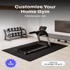 AIRHOP 0.79in Thick 24 Sq Ft Exercise Equipment Mats, 6 Tiles Upgraded Rubber Top with High Density EVA Foam, Large Interlocking Puzzle Gym Flooring for Home Gym, Heavy Weight Workout,Black view 4