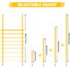 YTOPRO Agility Poles Training Equipment- Includes 6 Agility Poles, 6 Jumping Hurdles, Agility Ladder, 12 Soccer Cones, 1Jump Rope, Soccer Training Poles for Speed Training, Soccer Agility Training view 3