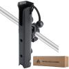 GearTrust Pole Mount Fishing Rod Holder for Bike, Adjustable Fishing Pole Holder for Bike with Mount Clamp, Rod Rack for Bicycle, Boats, Golf Cart, Fishing Chair, ATVS, Carts(Carbon Black) view 1