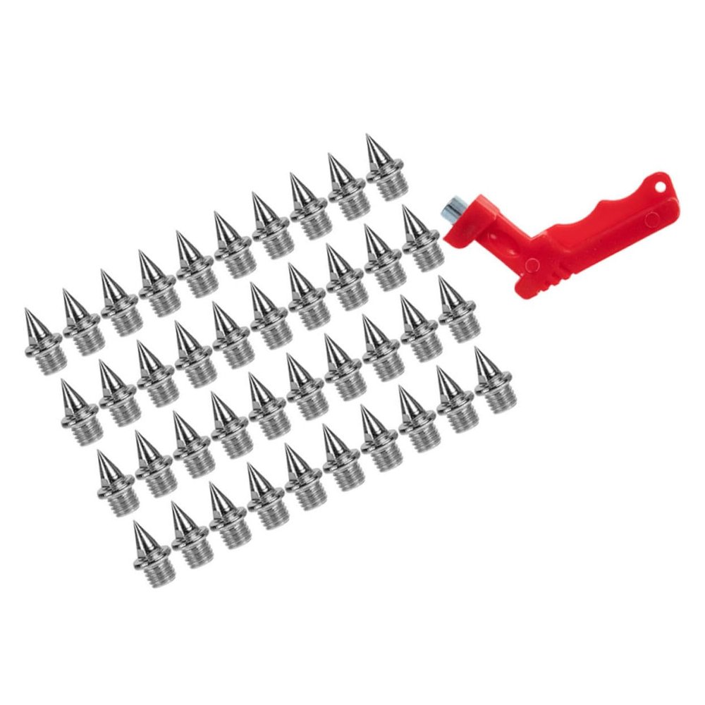 MUSISALY 1set Track Spikes Replacement Kit Hard Steel Spikes for Running Shoes Includes for Outdoor Sports and Training