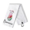 idooodle Personalized Golf Towel, 24x16 inch Custom Embroidered Name Golf Towels with Hanging Clip, Gifts for Golf Lover view 1
