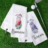 idooodle Personalized Golf Towel, 24x16 inch Custom Embroidered Name Golf Towels with Hanging Clip, Gifts for Golf Lover view 3
