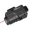 EZshoot 800 Lumens Pistol Light Laser Combo Rechargeable, Pistol Flashlight with Slidable Rail Compatible with Glock and Picatinny Rail, Gun Light with Red Laser Beam view 1
