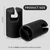 DYNWAVE Trampoline Enclosure Pole Caps Trampoline Shell Rod Cap for 25mm Poles Protective Cover Trampoline Pole Caps for Family Girls, Black 12pcs view 4