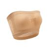Generic 3PC Womens Bandeau Bras Stretchy Seamless Comfort Breathable Gathering Bra Underwear Strapless Tube Top Bralettes 3PC-Style001Beige Medium view 3