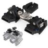 SUZLAZYR Binocular Bridge System NVG Mount Night Vision Goggles Night Vision Adapter Helmet Mount for PVS-14, Mum, GT-14 - Aluminum Alloy,Black view 1