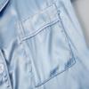 Vopmocld Satin Pajama Sets Unisex Boys and Girls Silk Button Down Short Sleeve & Shorts & Pants Sleepwear 3PCS Loungewear PJS, Sky Blue, 10 view 4