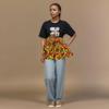 African Women Waist Belts Print Vintage Wide Waist Belt for Tops Dress view 3