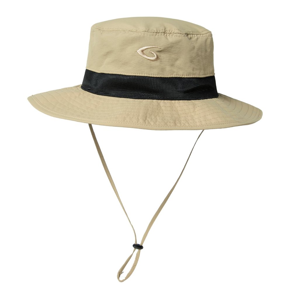 Mens Wide Brim Sun Hat M/L UV Protection Boonie Bucket Sunhat Summer Beach Golf Hiking Safari Outdoor Fishing Garden SPF 50 Khaki