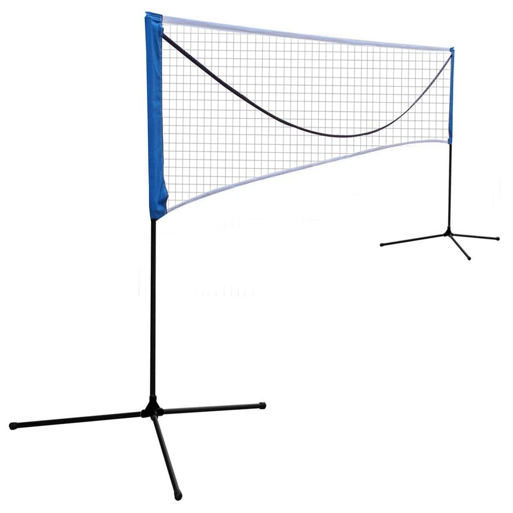 Ucootifly Adjustable Height Portable Badminton Net Set with Carrying Bag Stand/Frame 17FT Large Volleyball Net for Playing Pickleball, Volleyball,Lawn Tennis - Easy and Fast Assembly