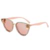 Oval Pearl Sunglasses for Women Luxury Vintage Rhinestone Sun Glasses Party Festival Cat Eye Bling Sunglasses N45 (pink) view 1