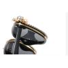 Oval Pearl Sunglasses for Women Luxury Vintage Rhinestone Sun Glasses Party Festival Cat Eye Bling Sunglasses N45 (pink) view 4