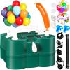 Green Balloon Pump 3-in-1 Electric Air Pump for Inflatables and Balloons, Dual Nozzle Electric Balloon Inflator Pump Blower for All Balloons, Quick-Fill Inflator Deflator for Pool Floats, Save Time view 1