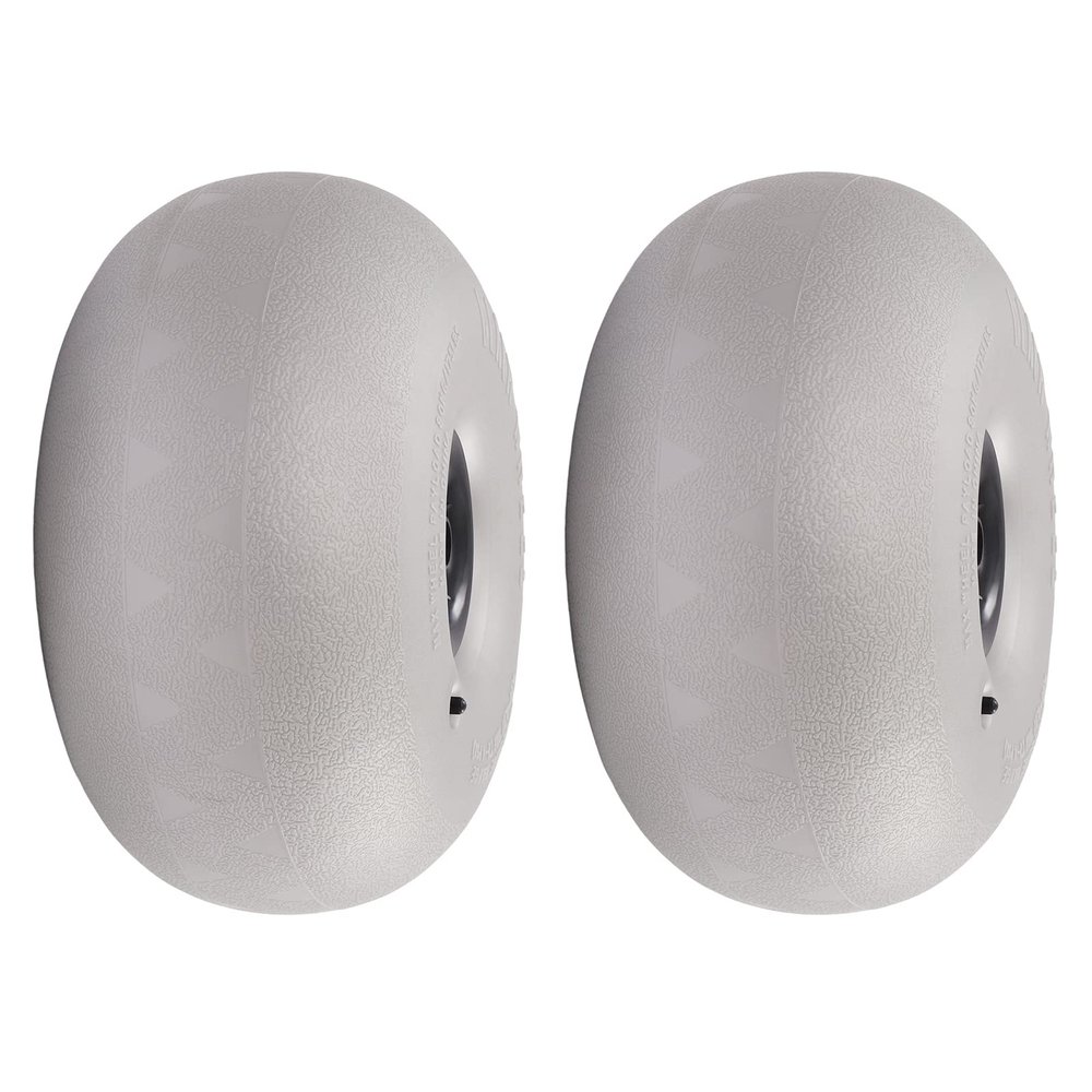 Beach Wheels Replacement Balloon Wheels 16" Big Beach Sand Tires For Kayak Canoe Carts Buggy,Balloon Beach Wheels Kayak Trailer Trolley Transport Cart (2-Pack)