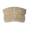 Wxenaiedk Aikido Sun Visor Hats Cotton Caps Beach Leisure Empty Top Baseball Cap for Men Women Natural view 1
