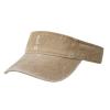 Wxenaiedk Aikido Sun Visor Hats Cotton Caps Beach Leisure Empty Top Baseball Cap for Men Women Natural view 2