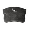 Wxenaiedk Ace of Spades Poker Sun Visor Hats Cotton Caps Beach Leisure Empty Top Baseball Cap for Men Women Black view 1