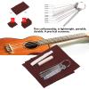 2.83x0.11x0.35inch Guitar Bone Bridge Saddle Nut Files Set, Sturdy Polishing and Adjustment Tool view 4