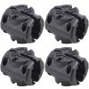 Wllead Kayak Rail Adapter Compatible with Hobie H-Rail Kayak Fishing Accessories (Black 4 Pack) view 1