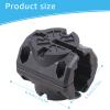 Wllead Kayak Rail Adapter Compatible with Hobie H-Rail Kayak Fishing Accessories (Black 4 Pack) view 2