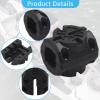Wllead Kayak Rail Adapter Compatible with Hobie H-Rail Kayak Fishing Accessories (Black 4 Pack) view 4